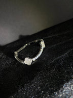 Three-Clover Tennis Bracelet | Silver