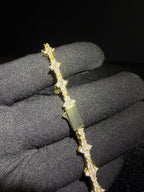 Quatre Cluster Bracelet — Gold — product photo 4