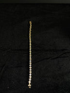 Mosaic Tennis Bracelet — Gold — product photo 3