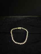 Mosaic Tennis Bracelet — Gold — product photo 1