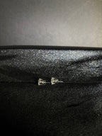 Round Moissanite Studs | 8 mm · Sterling Silver — view 3