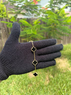 Black Clover Bracelet | 18K Gold PVD | HZ Archive