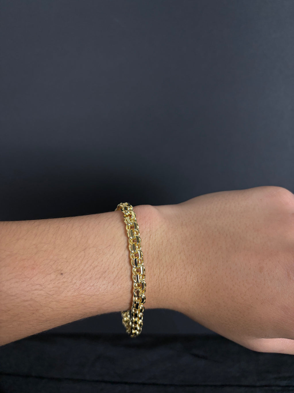 Chino Link Bracelet — 8 mm; 8 inches; product photograph 2