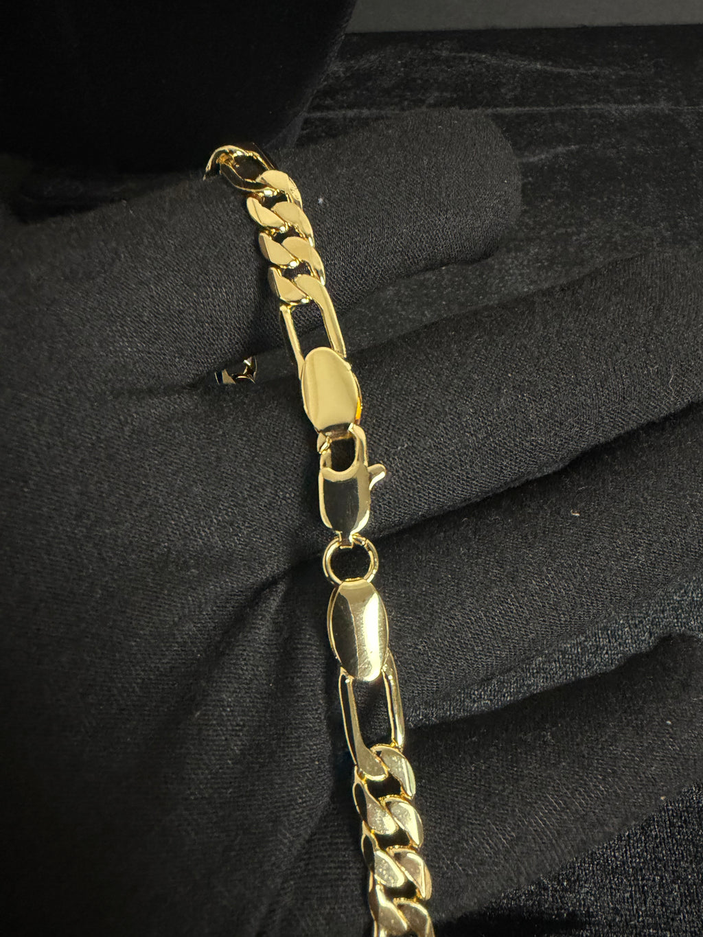 Figaro Chain — 6.2 mm · 14K Laminated Gold; 22 inches; product photograph 3