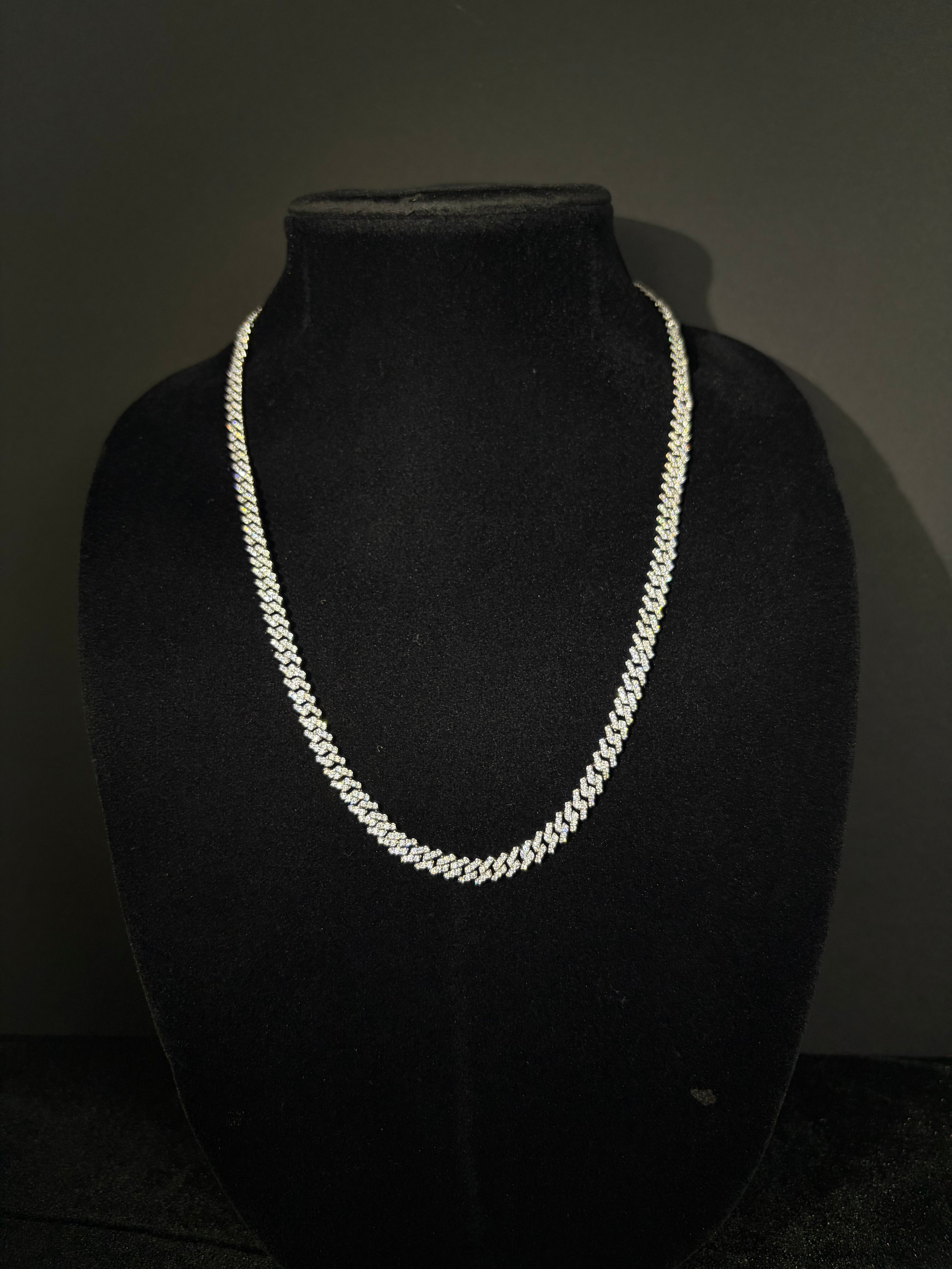 Iced Cuban Chain — 6 mm, 22 inches — main product view