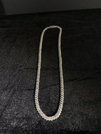 Iced Cuban Chain — 6 mm, 22 inches — design and fit detail