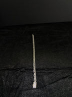 Iced Cuban Bracelet — 6 mm, 8 inches — design and fit detail