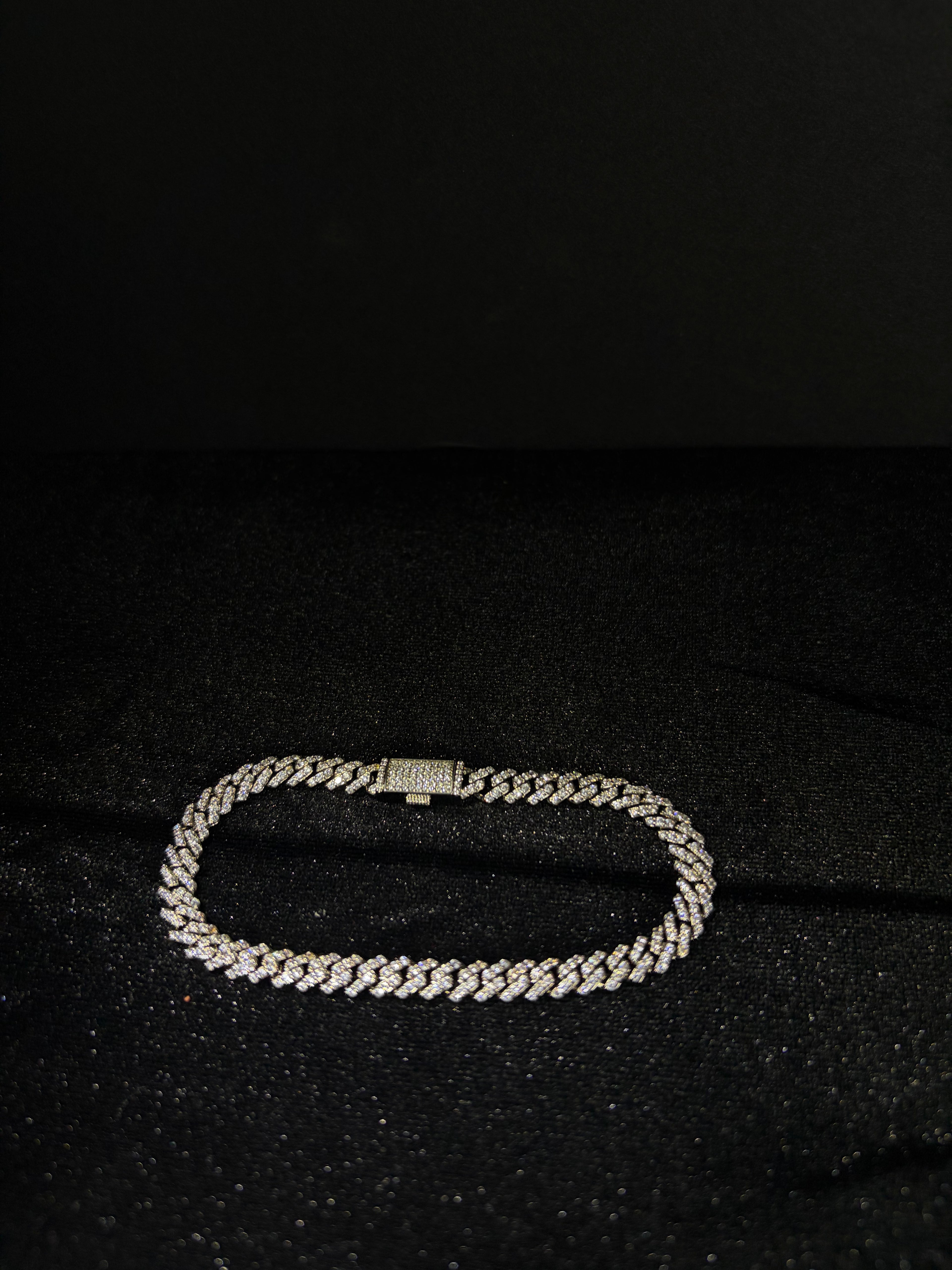 Iced Cuban Bracelet — 6 mm, 8 inches — main product view