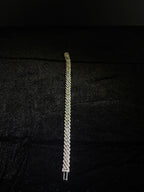 Iced Cuban Bracelet — 8 mm, 8 inches — design and fit detail