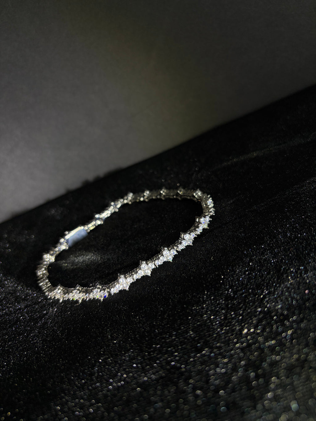 Quatre Cluster Bracelet — Four-Stone Motif, 8 inches — main product view