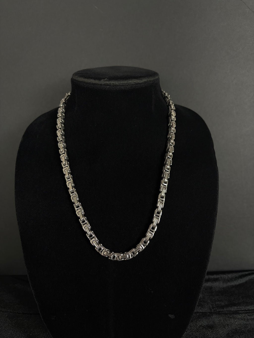 Greek Link chain, 6 mm in 316L stainless steel — main product view