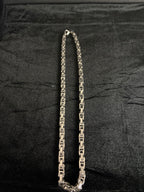 Greek Link chain, 6 mm in 316L stainless steel — link, clasp or full-length detail