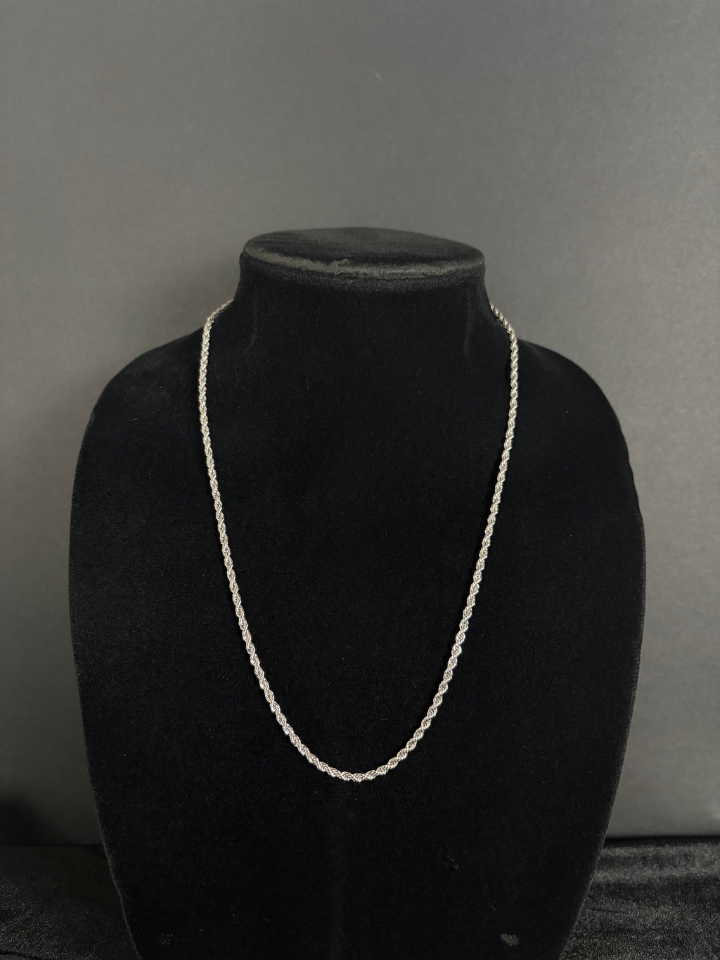 Rope chain, 3 mm in 316L stainless steel — main product view