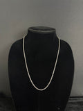 Rope chain, 3 mm in 316L stainless steel — main product view