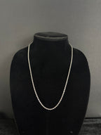 Rope chain, 3 mm in 316L stainless steel — main product view