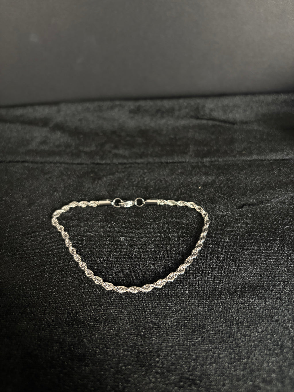 Rope bracelet, 3 mm in 316L stainless steel — main product view