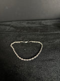 Rope bracelet, 3 mm in 316L stainless steel — main product view