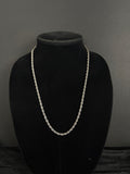 Rope chain, 4 mm in 316L stainless steel — main product view