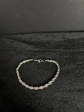 Rope bracelet, 4 mm in 316L stainless steel — main product view