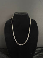 Rope chain, 5 mm in 316L stainless steel — main product view