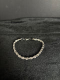 Rope bracelet, 5 mm in 316L stainless steel — main product view