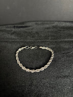 Rope bracelet, 5 mm in 316L stainless steel — main product view