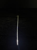 Tennis Bracelet — 5 mm · 8 Inch in stainless steel with cubic zirconia; 8 inches