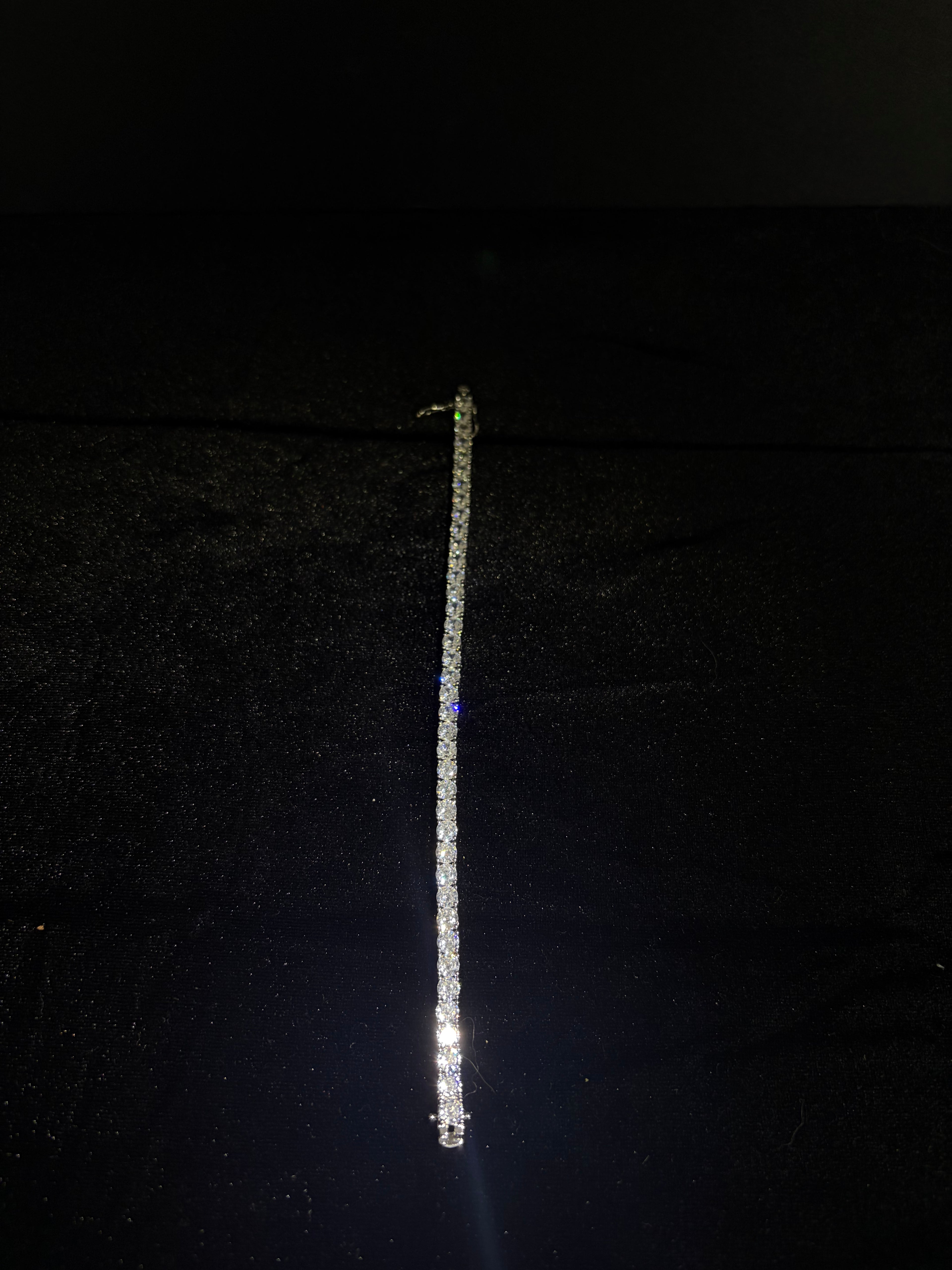 Tennis Bracelet — 5 mm · 8 Inch in stainless steel with cubic zirconia; 8 inches