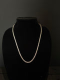 Tennis Chain — 3 mm in stainless steel with cubic zirconia; 22 inches